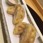 奥の細道 はる - 海老の蓮根はさみ揚げ