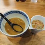 つけ麺 いちびり - スープ割り