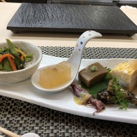 鮨おかだ - 前菜盛り合わせ
