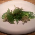 Ristorante fanfare - ヒラマサのタルタル　うるいと花ワサビ（2018.4）