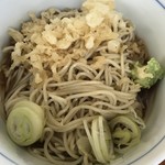 そば処 高尾亭 - たぬきそば   かなりの細麺