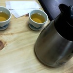 いまきん食堂 - お茶とお手拭き