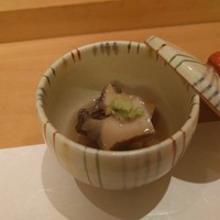 鮨裕 - アワビの塩蒸し