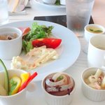 カフェ ステラ・マリス - １皿目　　全体