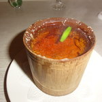 竹琳名物竹筒蒸しスープ