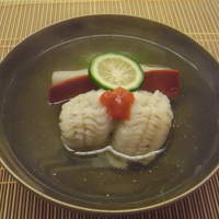 祇園 にしかわ - 鱧、冬瓜、ずいきのお碗