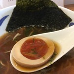 麺屋 猪一 離れ - 味玉リフト