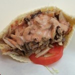 ハッピーケバブ - ・「ケバブサンド ミックス(\500)」