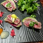 ダイニング蔵　おしゃらく - ♪♪♪栃木和牛の たたき 