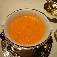 筑紫樓 銀座店 - ふかひれと蟹卵スープ
