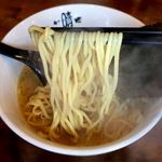 麺や 晴 - 中太麺　2018.5.3