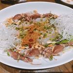 豊栄 - ホタルイカと鯛刺身のサラダ風