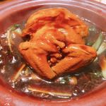 丸鶏の八宝詰め蒸し