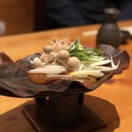 Hidano Aji Shusai - 朴葉味噌