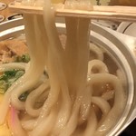 伊予の手造りうどん 名代 つるちゃん - 麺アップ