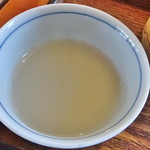 季節の素材 手打ちそば 岳 - 蕎麦粉を溶かした蕎麦湯