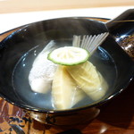 ぎをん 福志 - 鯛と筍のお椀