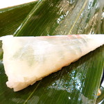 ぎをん 福志 - 八寸　粽寿司（鯛）