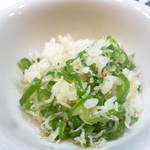 ぎをん 福志 - お食事　万願寺とじゃこ