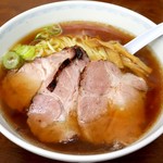 ラーメン大童 - ロースターで焼いた焼豚３枚のせの「チャーシューメン」