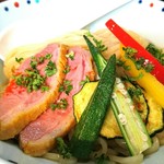 らー麺 あけどや - バターDuckCurryつけ麺 １０００円