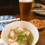 和食 しょっぽり - ビールとお通し