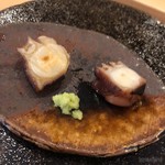 すし処 睦月 - 蒸し蛸と煮蛸