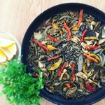Vegan Restaurant あわたま - イカスミ風パエリア