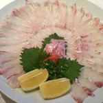 小松屋渚館 - 真鯛の刺身！