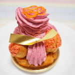 パティスリー ユウ ササゲ - サントノーレ　カシス　パンプルムス