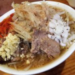にかいや - ラーメン＋トッピング全部