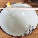 西端手打 上戸うどん - 完食