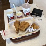 Kentakki Furaido Chikin - Ｃランチセット（税込680円） & コールスローサラダ