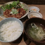 Kudan Gochiya - 鶏唐油淋鶏定食950円