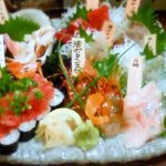魚問屋　魚一商店 - さしみ盛り合わせ