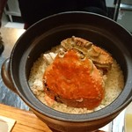 明道町中国菜 一星 - ズワイガニ炊き込みご飯