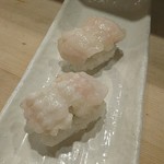 名代 駒寿司 - 生伝助穴子握り