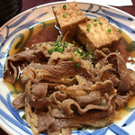 中華風家庭料理 ふーみん - ふーみん(牛肉と揚げ豆腐のオイスターソース煮定食)