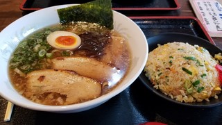 maruseira-men - 地鶏醤油らーめんセット