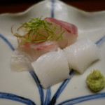 木山 - 駿河湾のあおり烏賊と和歌山の石鯛