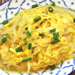 Healthy stir-fried green papaya