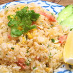 Thai salami fried rice “Khao Pat Naem”