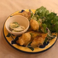 トラットリア ラ グロッタ - １皿１回だけの前菜ビュッフェ