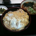 名代 富士そば - 親子丼ミニそばセット