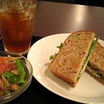 オカフェ - Aセット　ベジツナサンド　800円