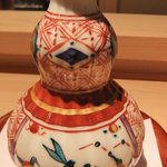 炭火割烹 いふき - とっくりの器もこっています