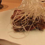 炭火割烹 いふき - 牛肉の炭火焼き