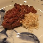 炭火割烹 いふき - 牛肉の炭火焼き