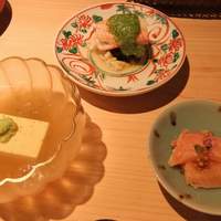 炭火割烹 いふき - 最初に３点が・・・
