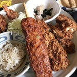 Kodawaritonkatsuban - ご飯、お味噌汁、キャベツのお代わり自由です